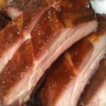 Baby Back Ribs Ribs with a sweet bbq dry rub