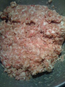 Meat paste for sausage