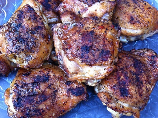 Delicious Grilled Chicken Thighs