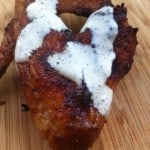 Wings with Alabama White Sauce