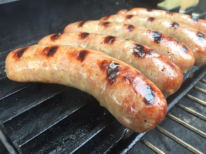 Perfectly Grilled Bratwurst