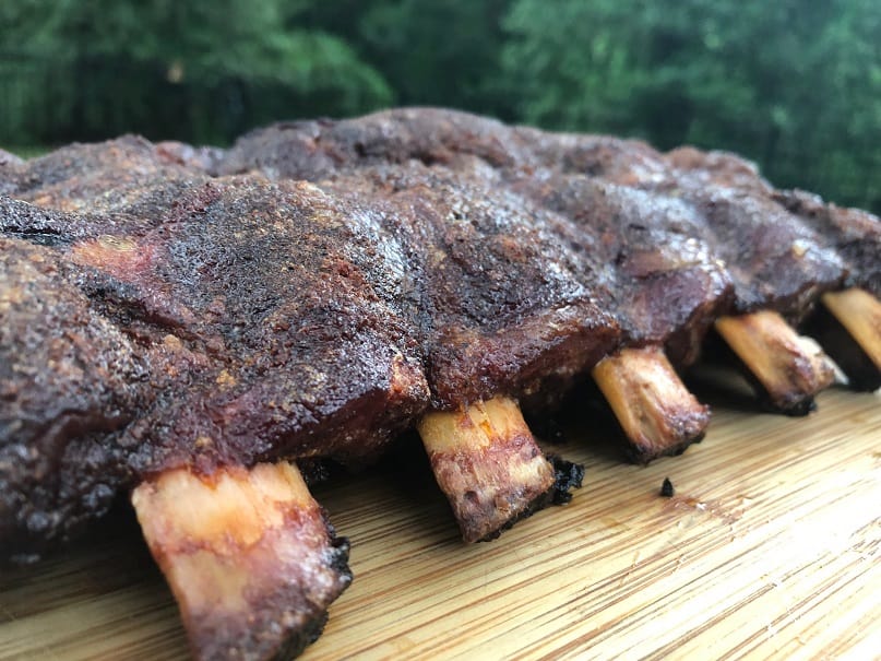 Finished Beef Back Ribs