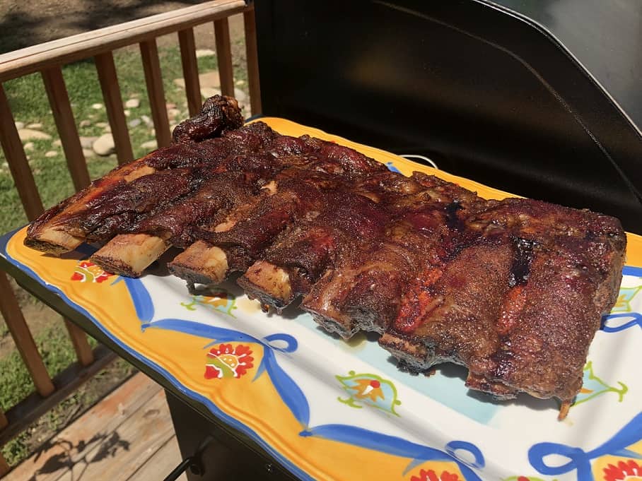 Beef Ribs on Z Grill