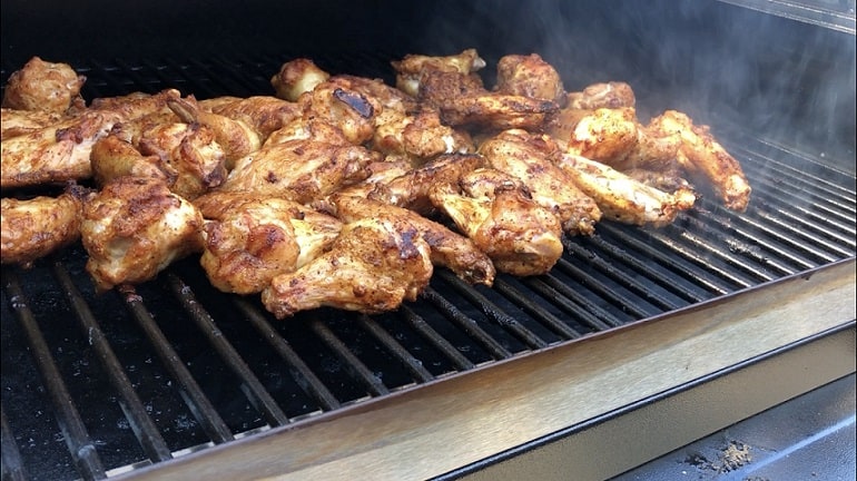 Grilled Chicken Wing Z grill