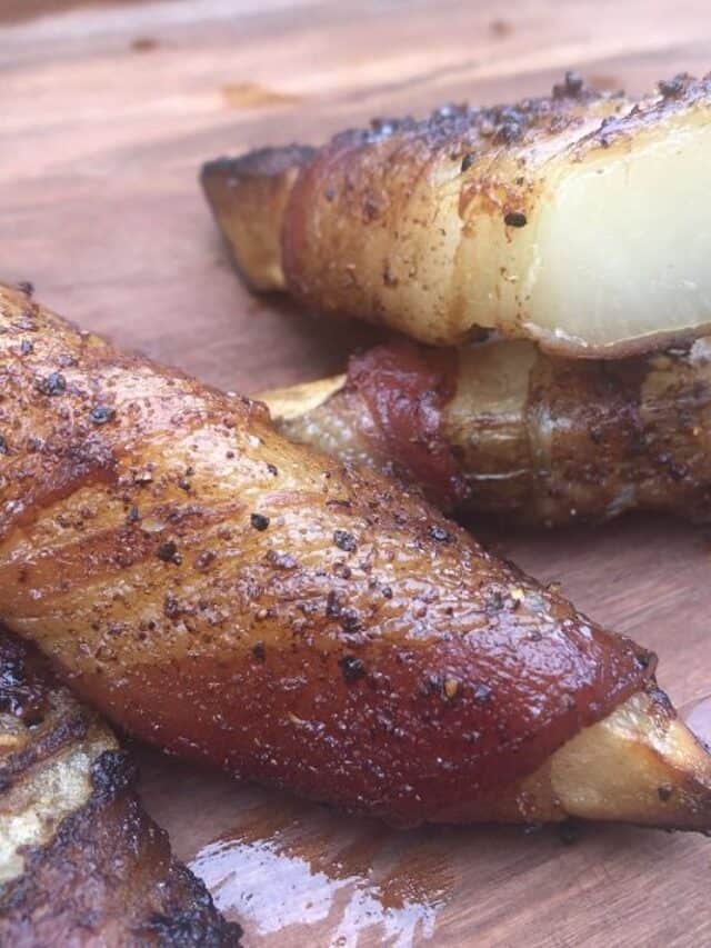 [AMAZING] Smoked Bacon Wrapped Potato Wedges Story