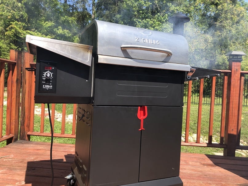 Smoking on the Z Grills 600