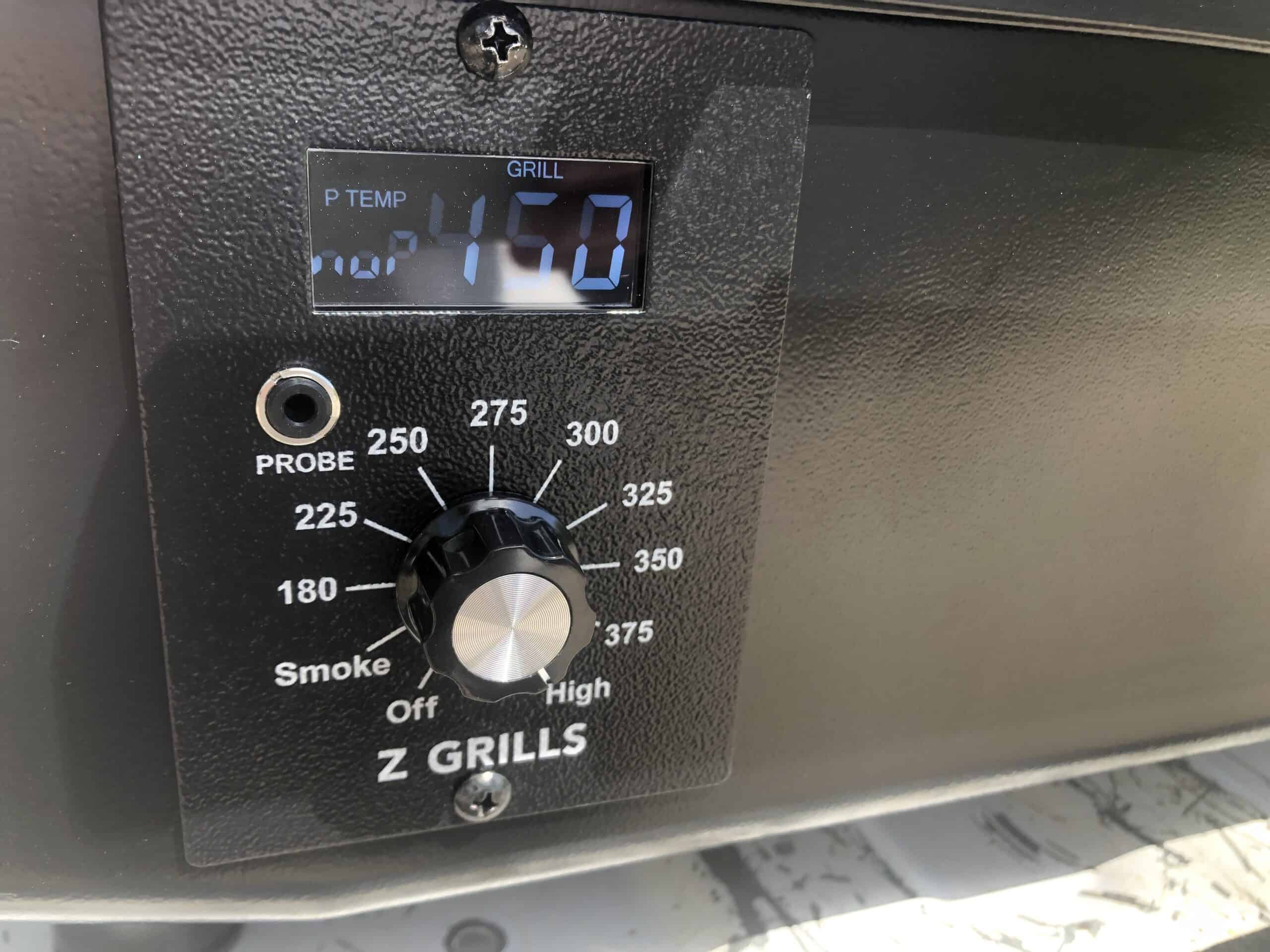 Portable Z Grill Control Panel