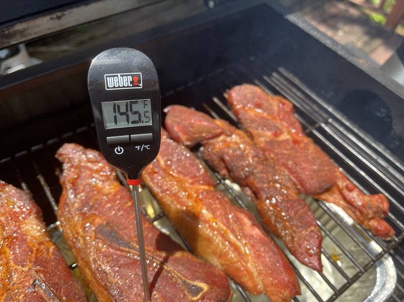 Smoke the Ribs for 90 minutes