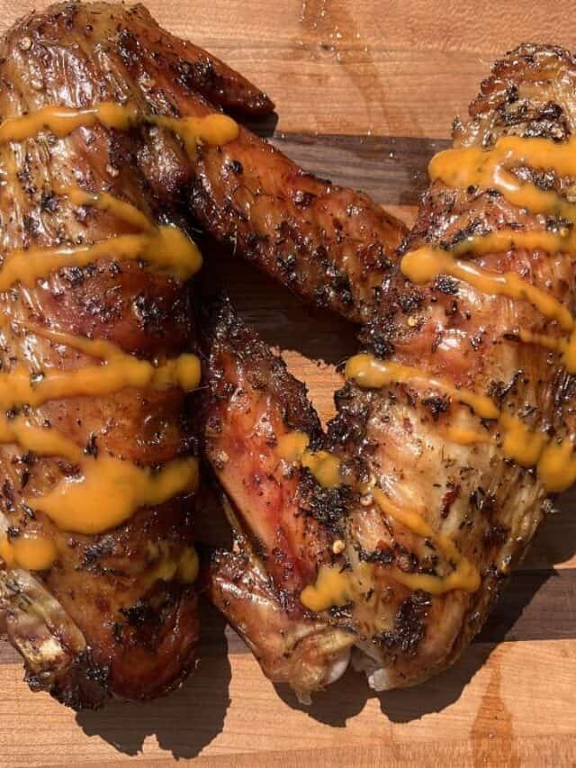 Grilled Turkey Wings Story